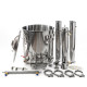 Packed distillation column 50/400/t with CLAMP (3 inches) в Калининграде