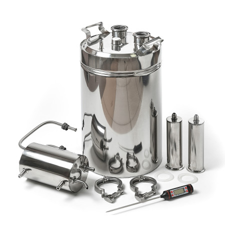 Cheap moonshine still kits "Gorilych" double distillation 10/35/t with CLAMP 1,5" and tap в Калининграде