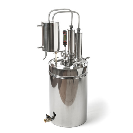 Cheap moonshine still kits "Gorilych" double distillation 10/35/t with CLAMP 1,5" and tap в Калининграде